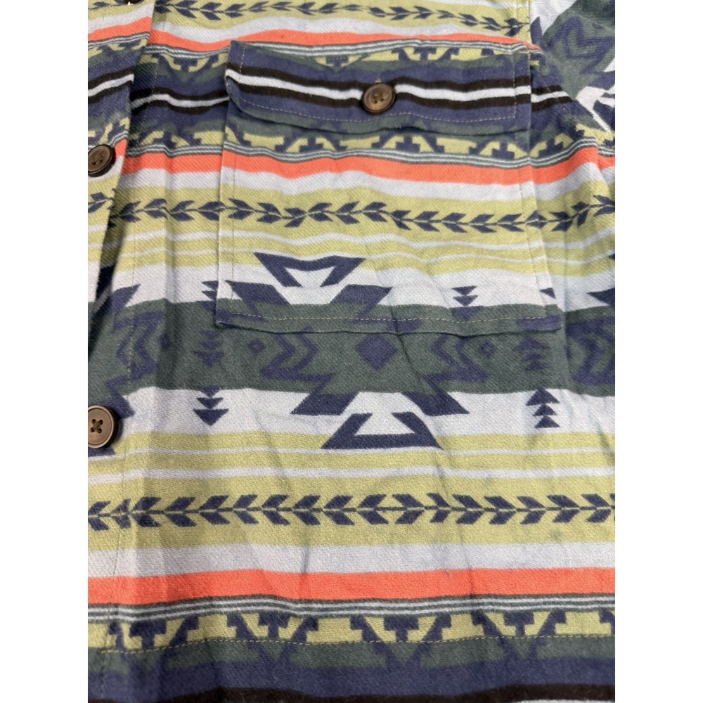 Noble Outfitters Shacket Women 3XL Brawny Aztec Southwest Shirt Jacket Flannel - Picture 2 of 7